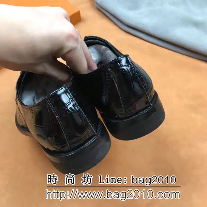路易威登LV 新款來襲 擦色牛皮正裝男士皮鞋 8FX2253